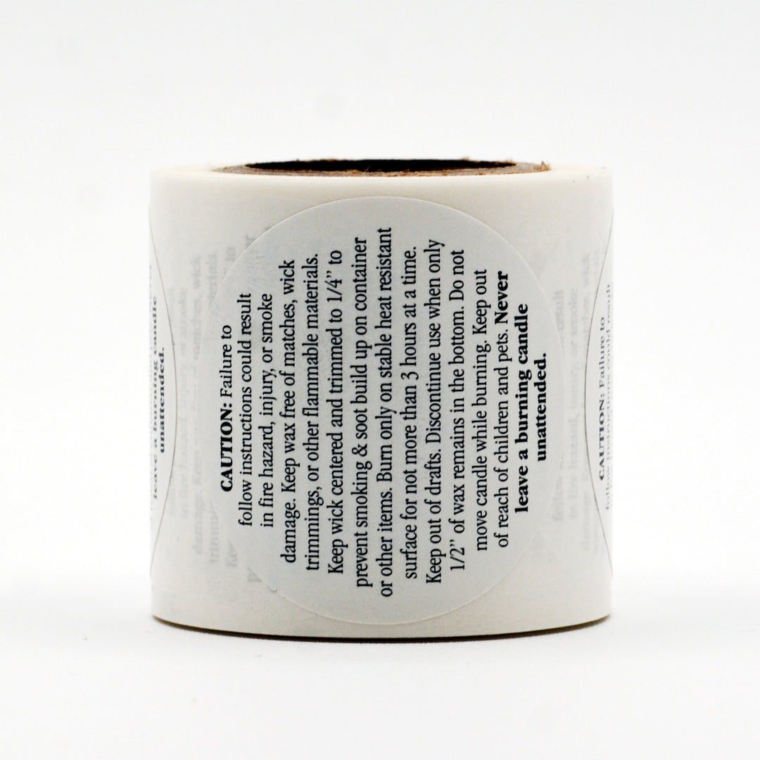 Candle Warning Labels