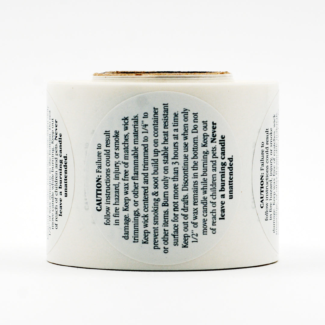 Candle Warning Labels