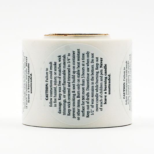 Candle Warning Labels