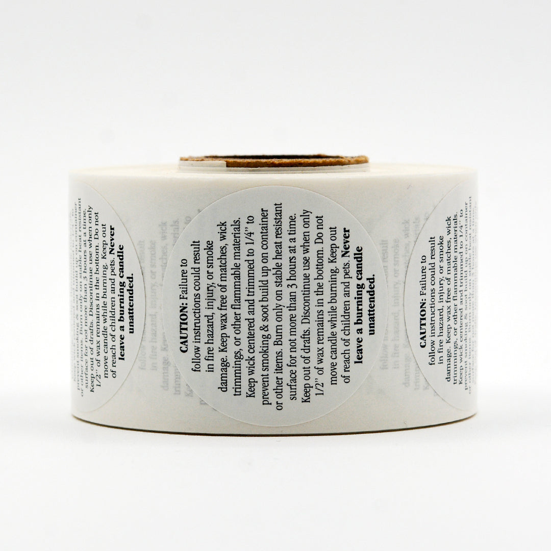 Candle Warning Labels