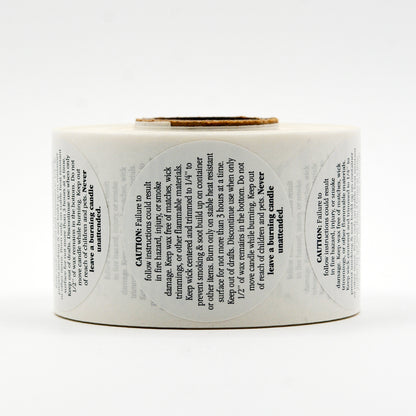 Candle Warning Labels