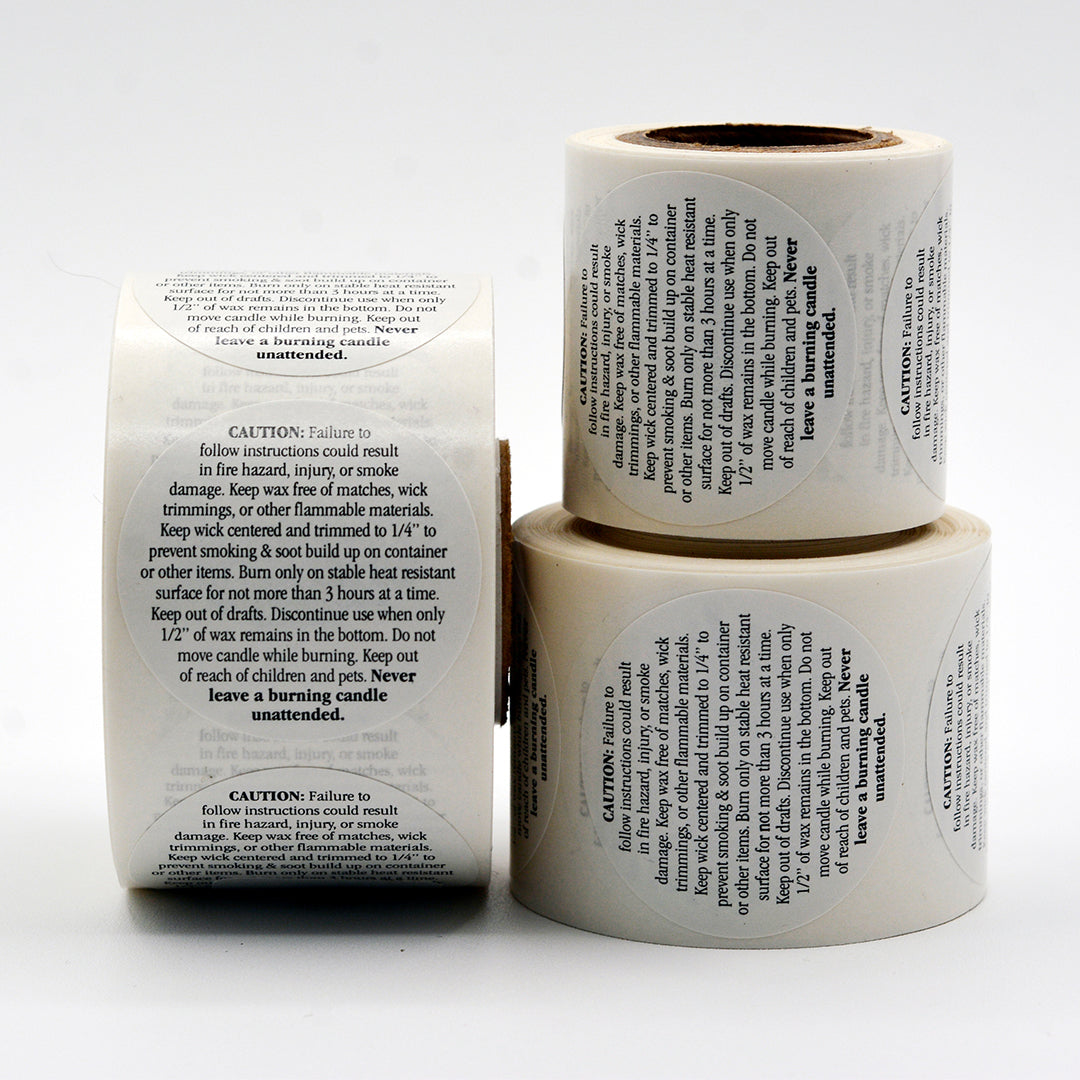 Candle Warning Labels