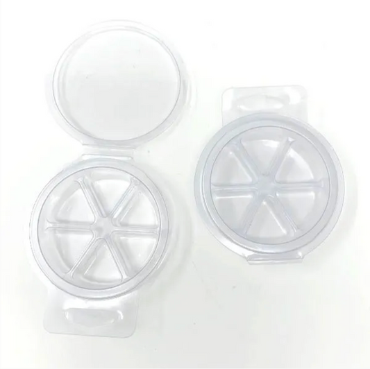 6-Cavity Pie Shaped Clamshell