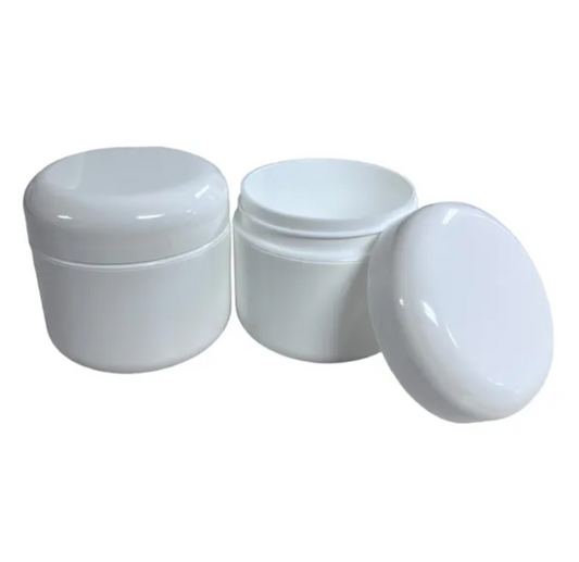 2 oz White Dome Jar