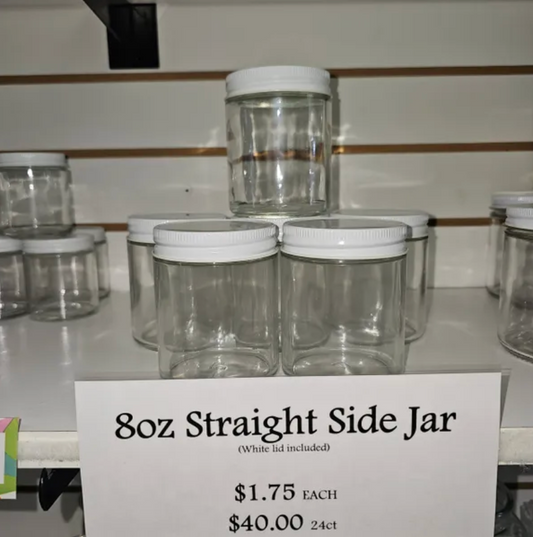 8 oz Straight side jar